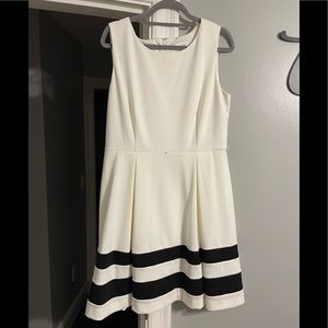 Calvin Klein pleated dress